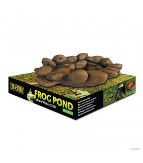 Hagen Exo Terra Frog Pond Small Pebble Water Dish - vizestál békáknak (15x12,5x5,5 cm)
