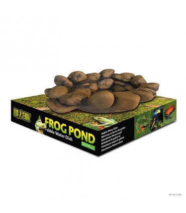 Hagen Exo Terra Frog Pond Small Pebble Water Dish - vizestál békáknak (15x12,5x5,5 cm)