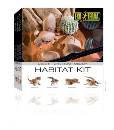 Hagen Exo Terra Habitat Kit Desert Medium Starter - Terrrárium szett (45 x 45 x 45 cm)