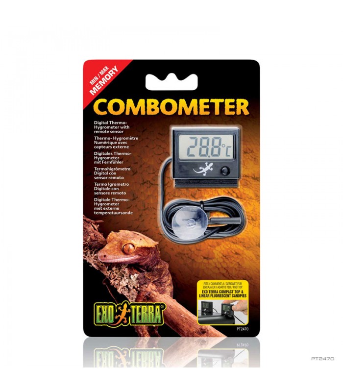 Hagen Exo Terra Combometer - digitális hő- és páratartalom mérő