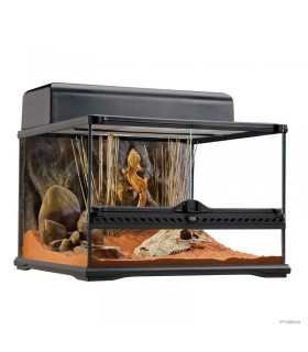 Hagen Exo Terra Natural Terrarium Small Low - Dekoratív üvegterrárium (45x45x30 cm)
