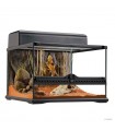 Hagen Exo Terra Natural Terrarium Small Low - Dekoratív üvegterrárium (45x45x30 cm)