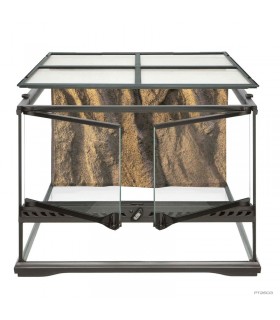 Hagen Exo Terra Natural Terrarium Small Low - Dekoratív üvegterrárium (45x45x30 cm)