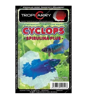 Fagyasztott Cyclops spirulina plusz - 100 g