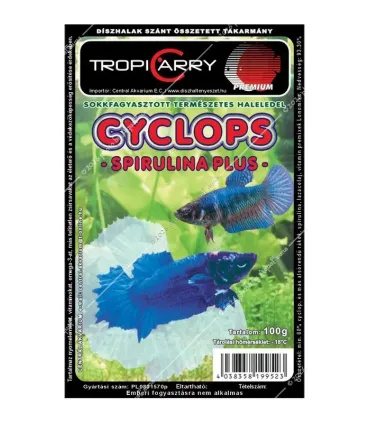 Fagyasztott Cyclops spirulina plusz - 100 g