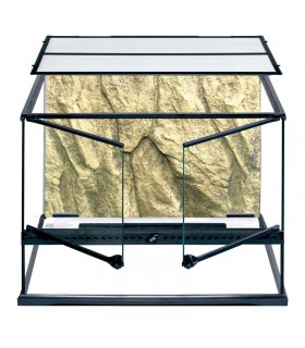 Hagen Exo Terra Natural Terrarium Medium Wide - Dekoratív üvegterrárium (60x45x45 cm)