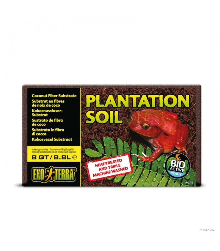 Hagen Exo Terra Plantation Soil Brick - kókuszrost talaj terráriumokba - (8,8 liter)