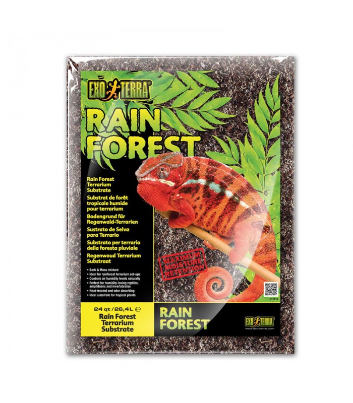 Hagen Exo Terra Rain Forest Substrate - Fenyőkéreg és mohakeverék talaj terráriumokba (26,4 liter)
