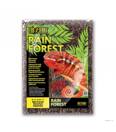 Hagen Exo Terra Rain Forest Substrate - Fenyőkéreg és mohakeverék talaj terráriumokba (8,8 liter)