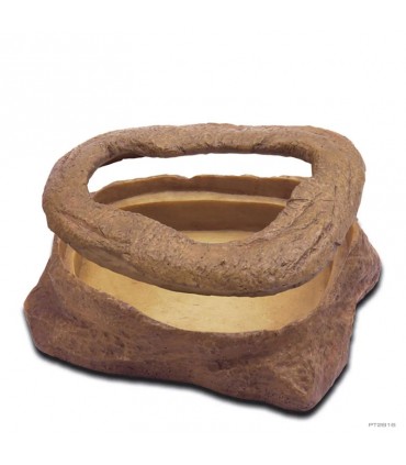 Hagen Exo Terra Worm Dish meal worm feeder - tál (élgyűrűvel) terráriumi állatok részére (9,5x4,5x1