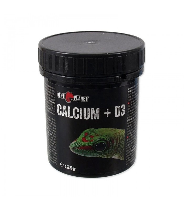 Repti Planet Calcium + D3 - kiegészítő takarmány - hüllők részére (125 g)