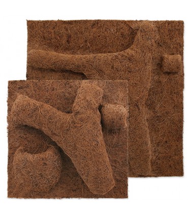 Repti Planet Coco Planter - dekoráció (domború, kókuszrost háttér) terráriumokba (30x30 cm)