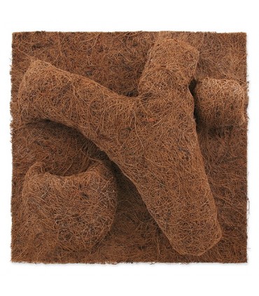 Repti Planet Coco Planter - dekoráció (domború, kókuszrost háttér) terráriumokba (30x30 cm)