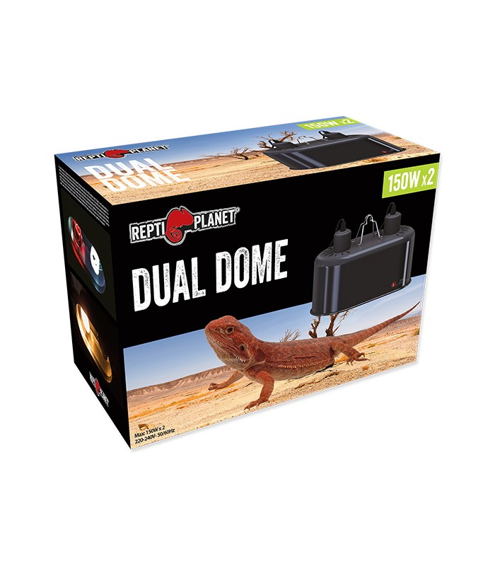 Repti Planet Dual Dome - dupla kerámia lámpa - terráriumokhoz (2 x 150W)