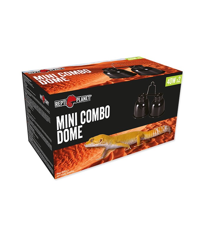 Repti Planet Mini Combo Dome - dupla kerámia lámpa - terráriumokhoz (2 x 40W)