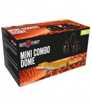 Repti Planet Mini Combo Dome - dupla kerámia lámpa - terráriumokhoz (2 x 40W)