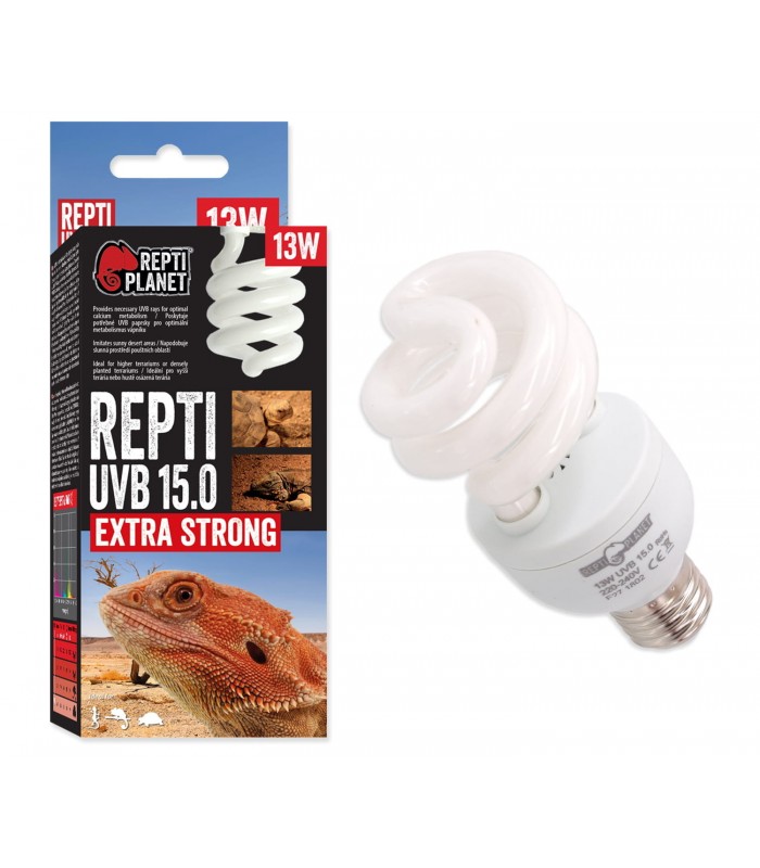 Repti Planet Repti UVB 15.0 Extra Strong - sivatagi terráriumokhoz izzó (13W)