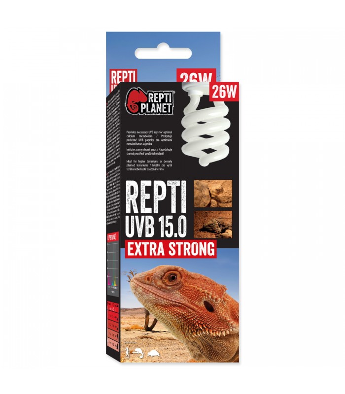 Repti Planet Repti UVB 15.0 Extra Strong - sivatagi terráriumokhoz izzó (26W)
