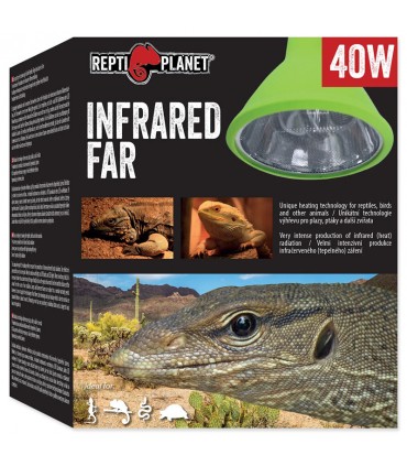 Repti Planet Infrared Far - intenzív infravörös (hő-) sugárzást biztosító izzó - (40W)