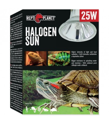 Repti Planet Halogen Sun - Inzenzív fényt sugárzó izzó - (25W)