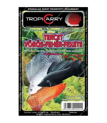 Fagyasztott Tercet - 100 g (Vörös-, Fehér, Fekete szúnyoglárva)
