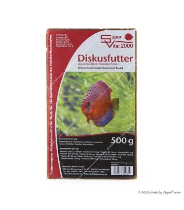 Super Vital 2000 fagyasztott diszkosz eleség marhaszívvel (500 g)