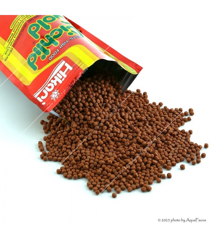 Hikari Cichlid Gold Mini - 250 g (750 ml) - lebegő színfokozó granulátum eleség kistestű sügéreknek