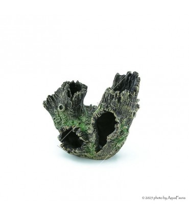 Akvárium dekor - fatörzs - kétágú (16x12x16 cm)