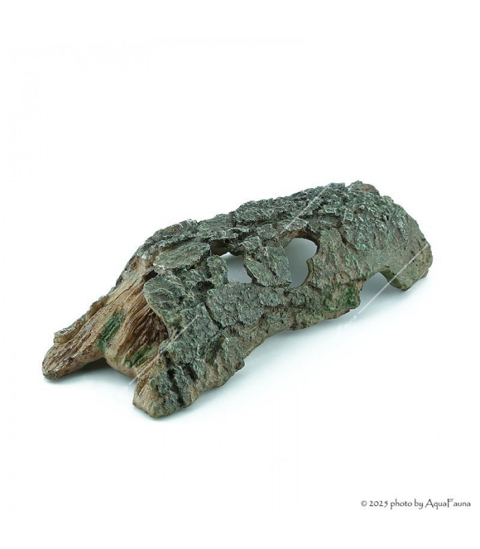 Akvárium dekor - fél fatörzs (29x13x6 cm)