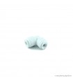 Ozmó csatlakozó - könyök - 1/4" Quick x 1/4" - Quick gyorscsatlakozós