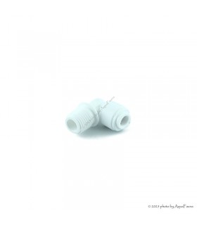 Ozmó csatlakozó - könyök - 1/4" külső menetes x 1/4" - Quick gyorscsatlakozós