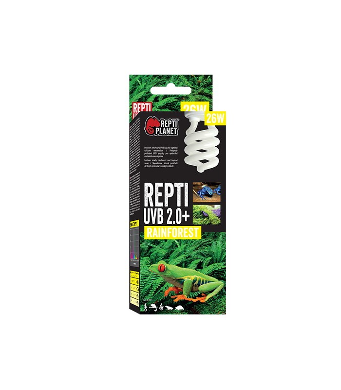 Repti Planet Repti UVB 2.0 Rainforest - esőerdei terráriumokhoz izzó (13W)