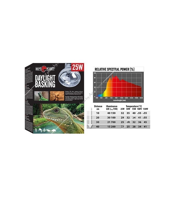 Repti Planet Daylight Basking All in One - természetes nappali fényt sugárzó izzó - (100W)
