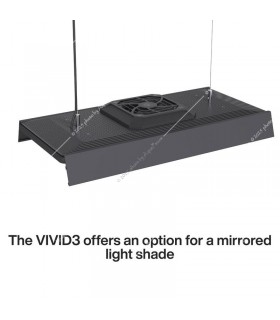 Chihiros Shade - árnyékoló WRGB Vivid III lámpához - tükörrel - Fekete