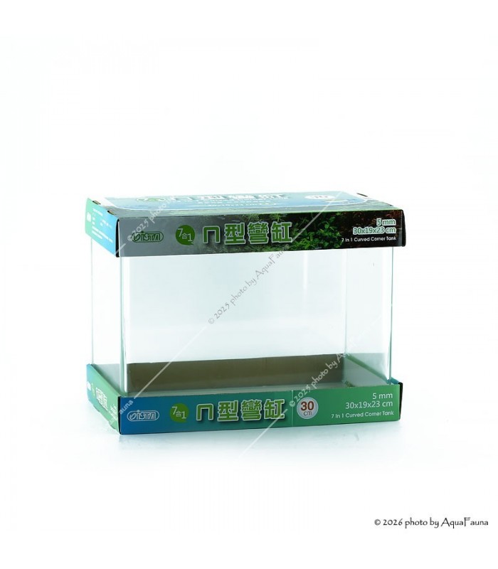 ISTA nano akvárium 13 liter (30×19×23 cm ) - 5 mm üveg, íves sarok