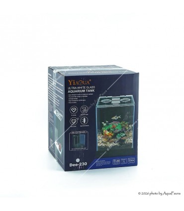 Nano akvárium szett DEE-230 - 11 liter rejtett hátsó szűrővel