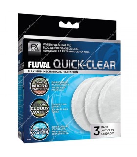 Hagen Fluval FX2/FX4/FX5/FX6 Quick Clear - külső szűrőhöz perlonvatta (3 db)