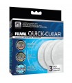Hagen Fluval FX2/FX4/FX5/FX6 Quick Clear - külső szűrőhöz perlonvatta (3 db)