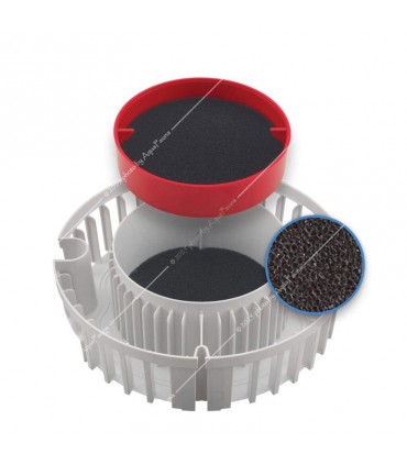Hagen Fluval FX2/FX4/FX5/FX6 Carbon Foam - külső szűrőhöz aktív szénnel itatott szivacs (2 db)