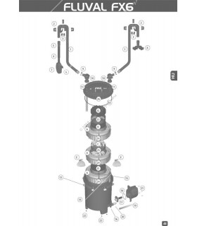 Hagen Fluval FX6 külső szűrő