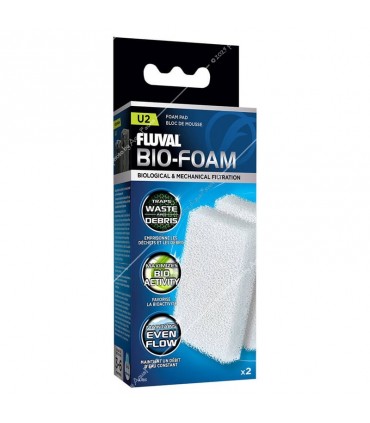 Hagen Fluval U2 belsző szűrő pótszivacs (2 db)