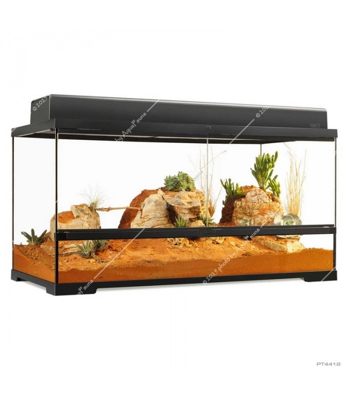 Hagen Exo Terra Pro Terrarium Large Wide - Dekoratív üvegrerrárium (90x45x45 cm)