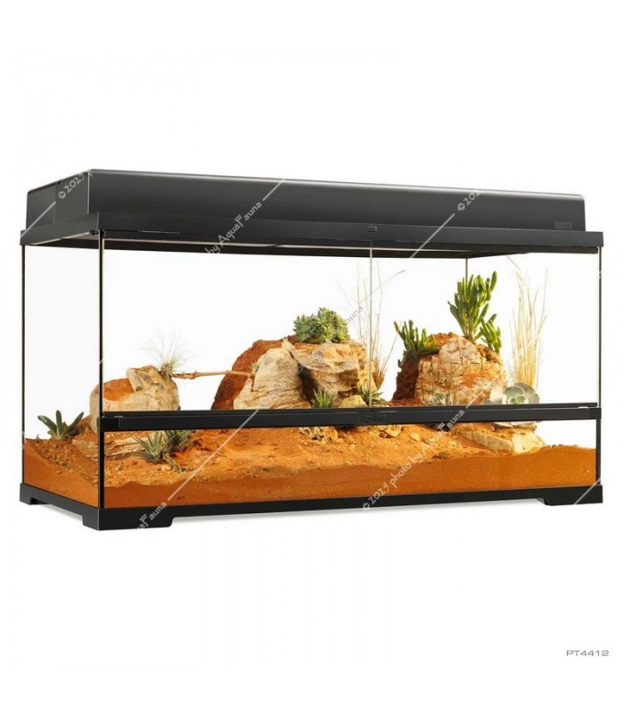 Hagen Exo Terra Pro Terrarium Large Wide - Dekoratív üvegrerrárium (90x45x45 cm)