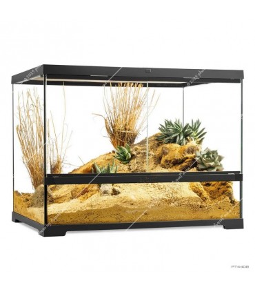 Hagen Exo Terra Pro Terrarium Medium Wide - Dekoratív üvegterrárium (60x45x45 cm)