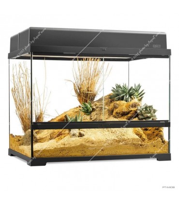 Hagen Exo Terra Pro Terrarium Medium Wide - Dekoratív üvegterrárium (60x45x45 cm)