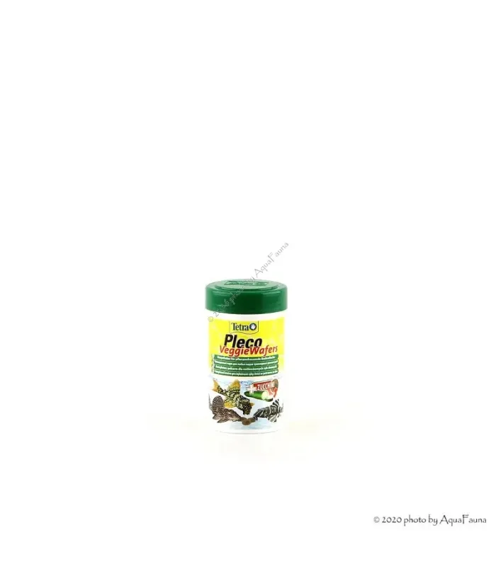 Tetra Pleco Veggie Wafers - 100 ml - chips formátumú eleség algaevő halaknak