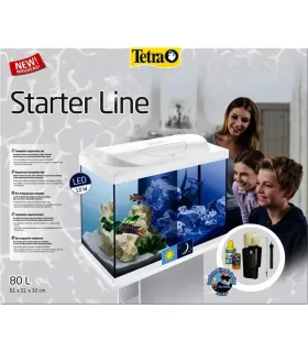 Tetra Starter Line LED 80 literes komplett akvárium - fehér