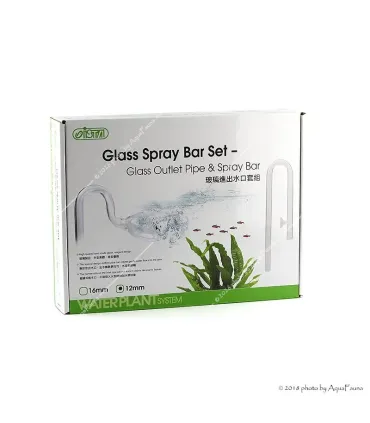 ISTA üveg beömlő és kifolyó cső szett 12 mm - lilypipe