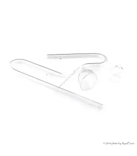 ISTA üveg beömlő és kifolyó cső szett 12 mm - lilypipe