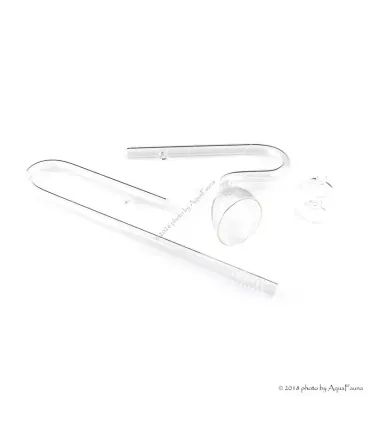 ISTA üveg beömlő és kifolyó cső szett 12 mm - lilypipe